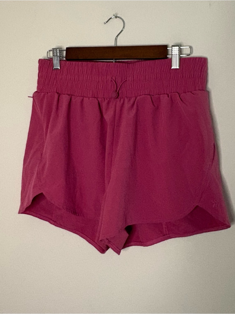 All In Motion Women’s Medium Pink Athletic Shorts With Liner Sporty Gym Workout